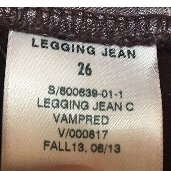 Gap 1969 coated vamp red skinny jeans - Picture 8 of 8